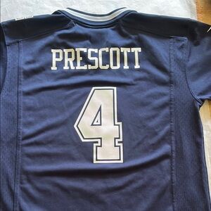 Nike Navy Blue Dak Prescott Jersey (Kids Large / “Women’s Small”)